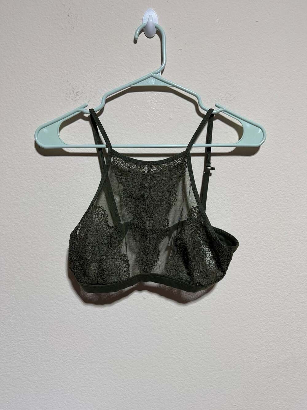 Victoria's Secret Body by Victoria High Neck Lace Bralette Size M
